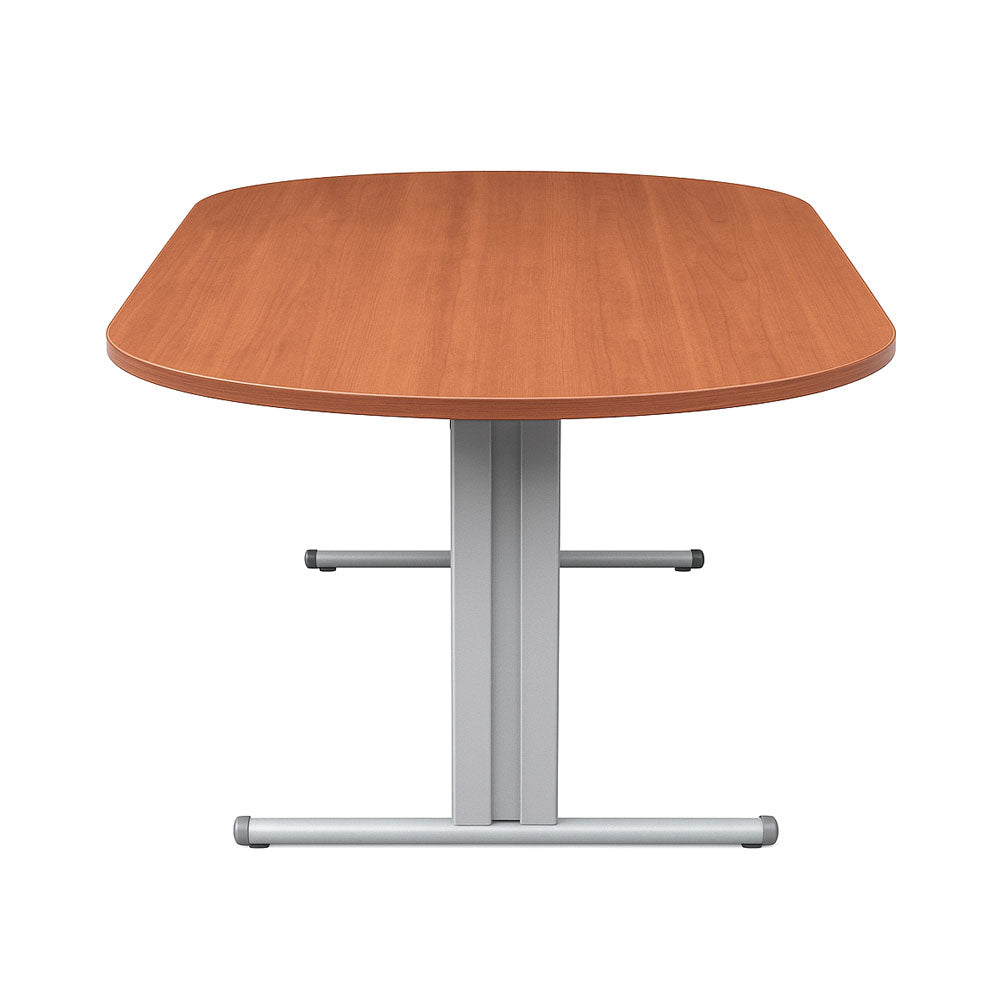 Mesa Reuniões Oval Linha Medusa 2400x1200x750