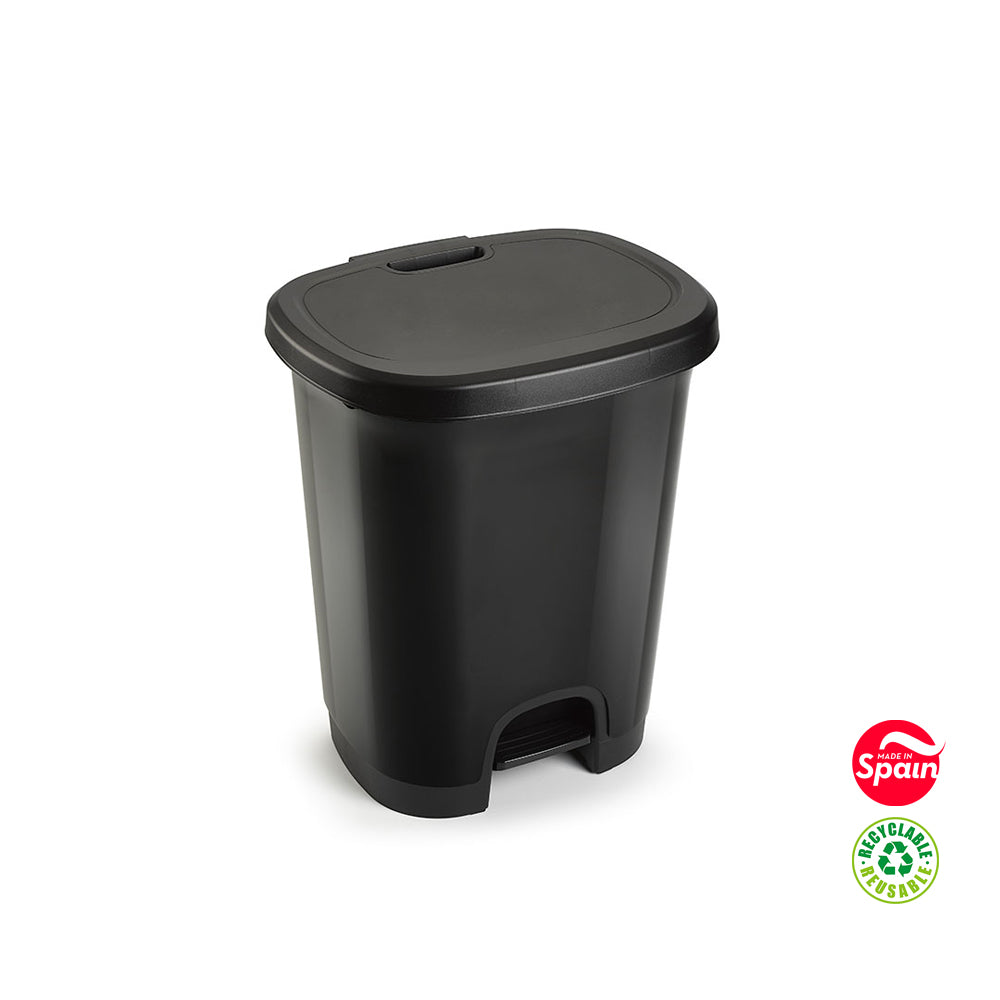 Contentor 18L Preto com Pedal