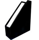 Porta Revistas 30x25x8cm Cartão Preto