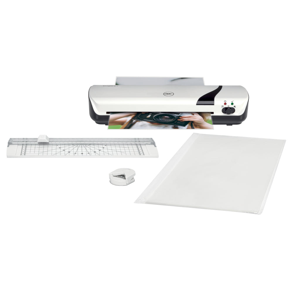 Pack Plastificadora Inspire+ A4 125mic + Cisalha A4 Branco