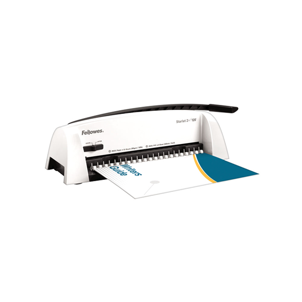 Encadernadora Espiral Plástico Manual 120Folhas Starlet 2+