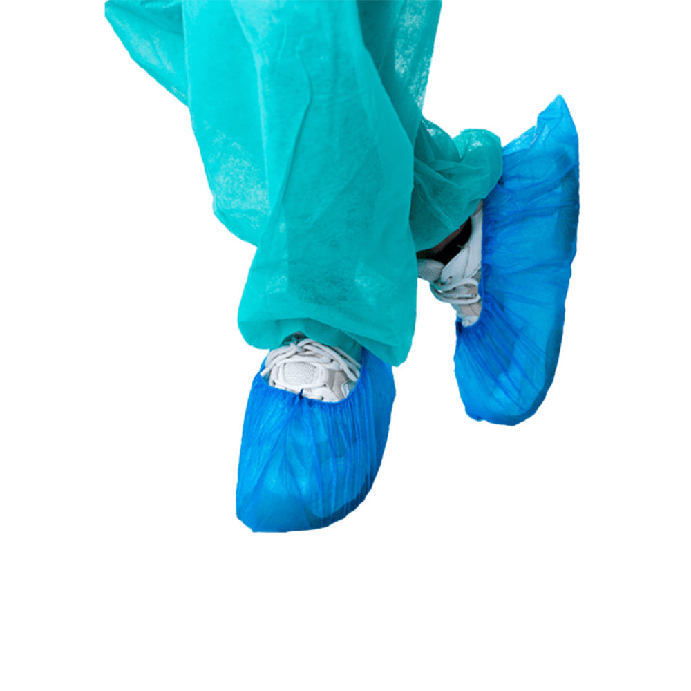 Cobre Sapatos PP Elástico Azul 25g 100un