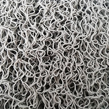 Tapete Malha PVC s/Fundo 14mm Cinza Metro Linear
