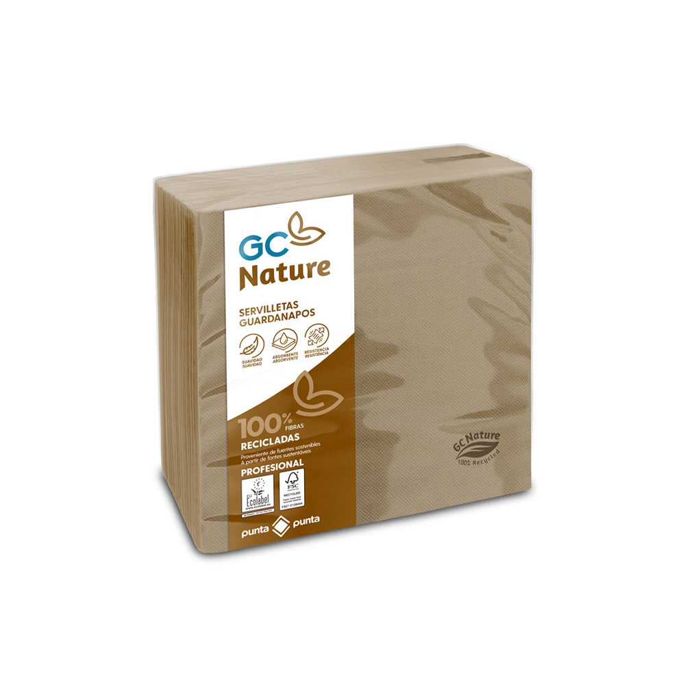 Guardanapos 40x40 2Fls Reciclados Nature P&P 100un