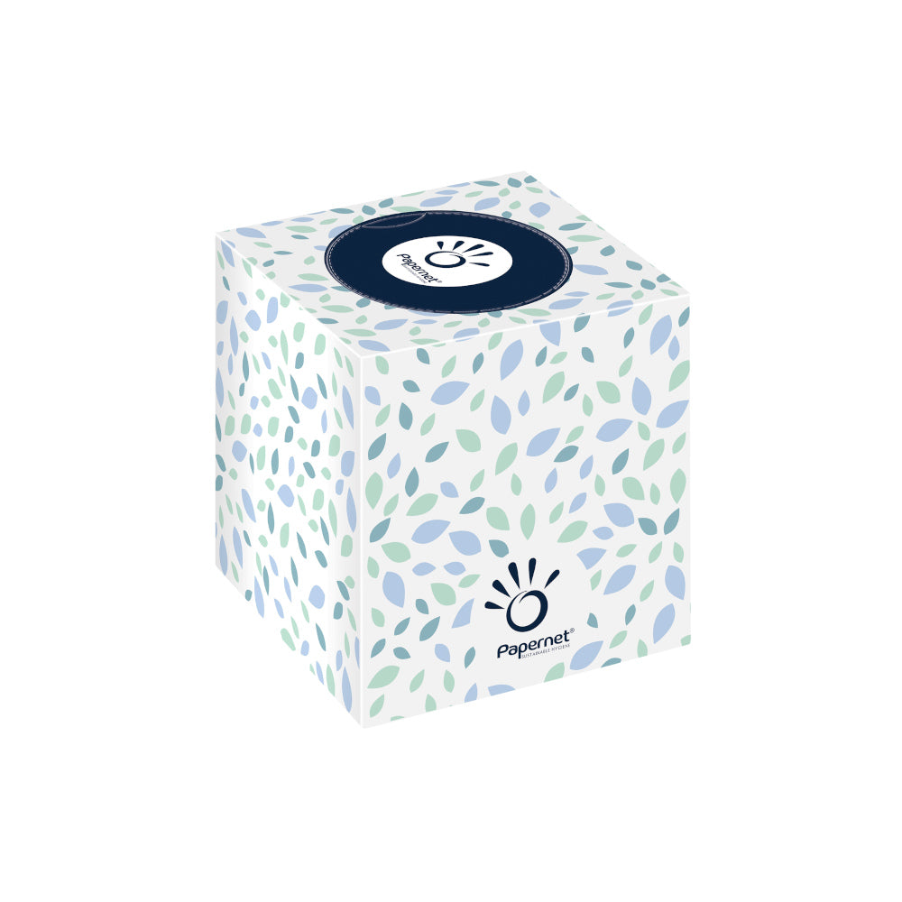 Lenços Papel Facial Papernet 419583 Cubo 20x19.9cm 88un