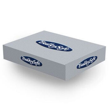 Lenços Papel Facial Bulkysoft 15.4x21cm 75un