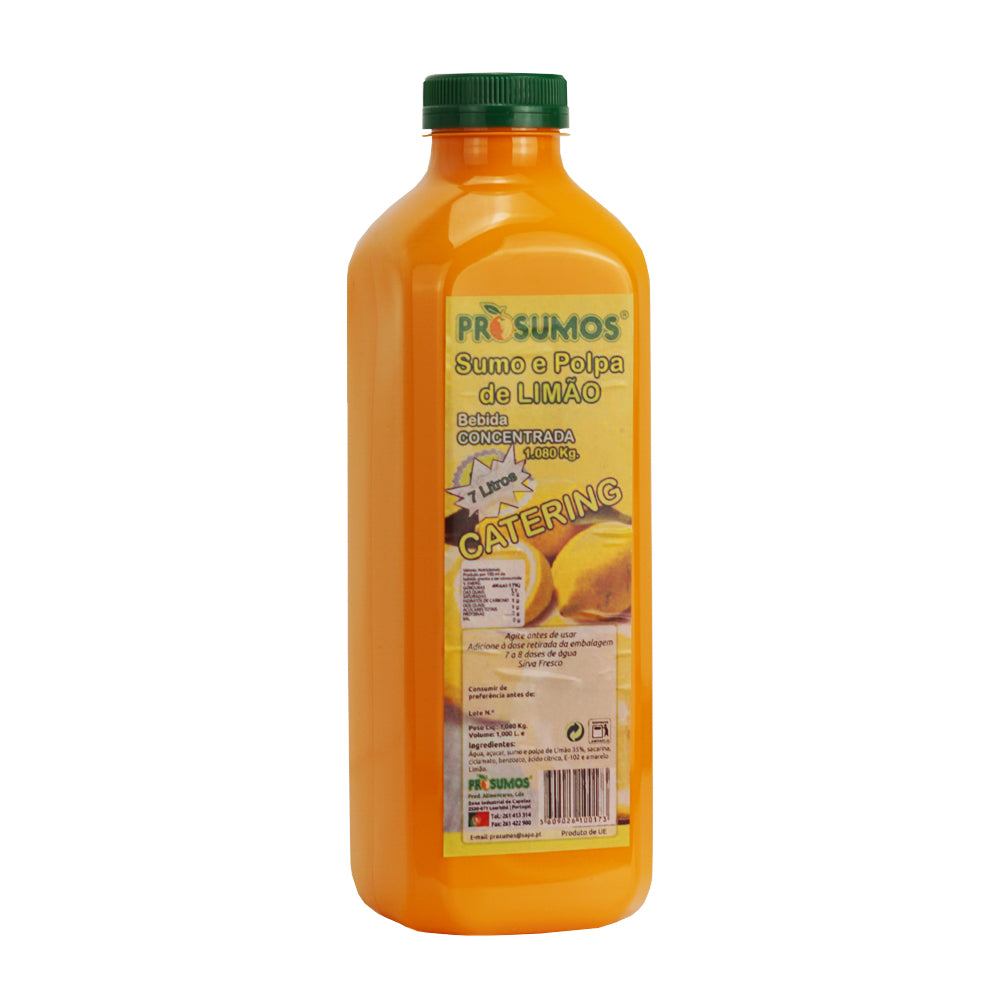 Refrigerante 1L=7L Concentrado Catering Limão