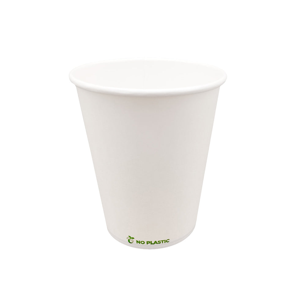 Copos 237ml Papel 8oz Plastic Free Branco 50un