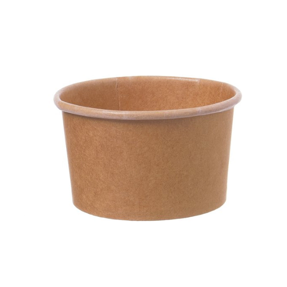 Copos Gelado 180ml Papel Kraft 50un