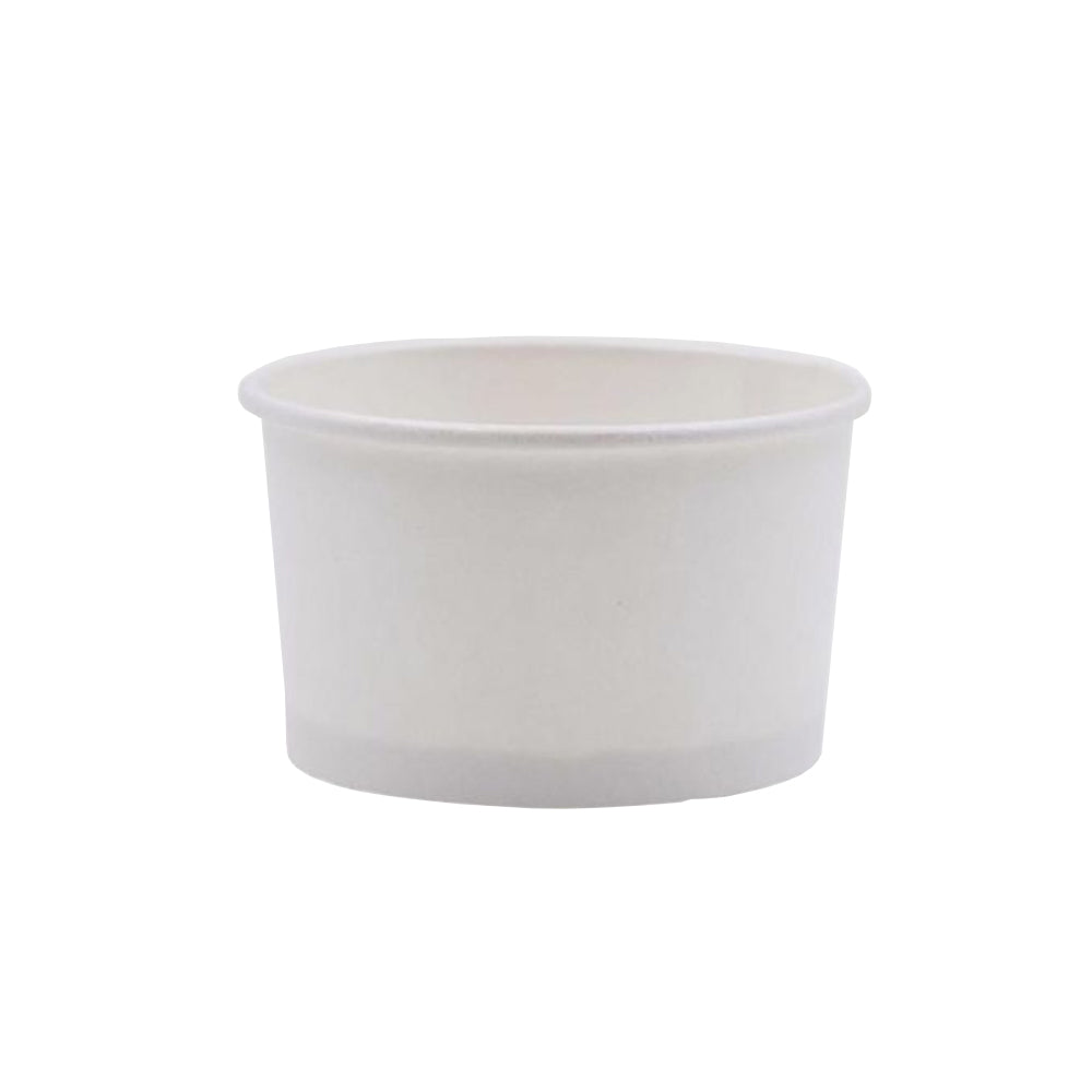 Copos Gelado 080ml Papel Branco 50un