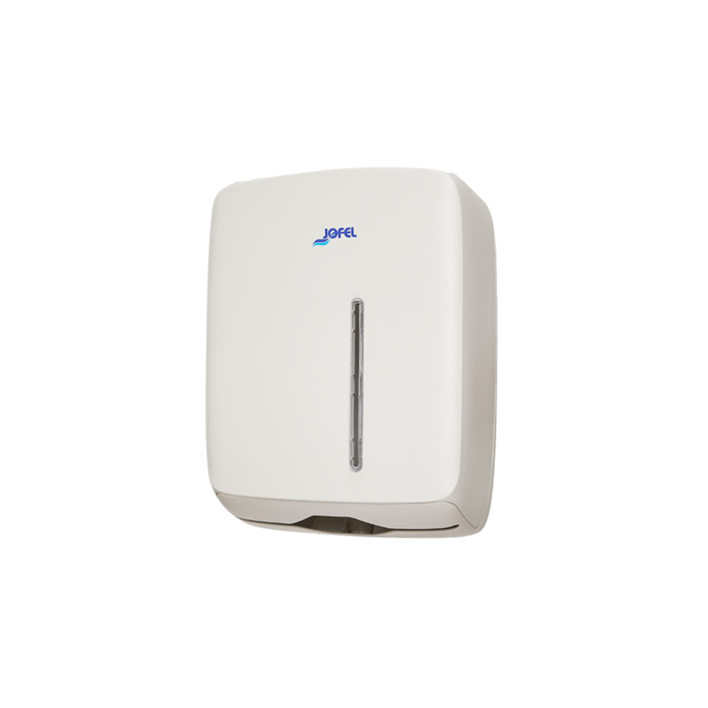 Dispensador Toalhas Mão Zig-Zag Branco Mate