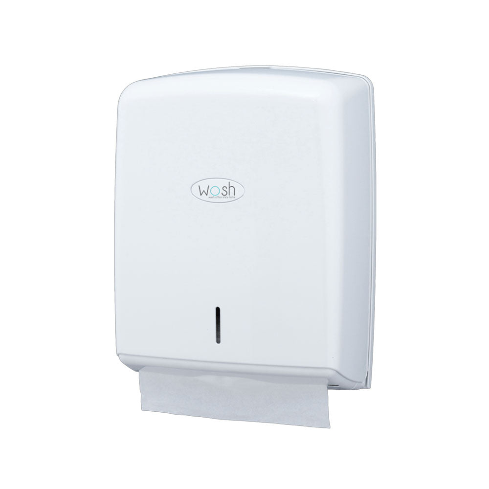 Dispensador Toalhas Mão Zig-Zag Branco