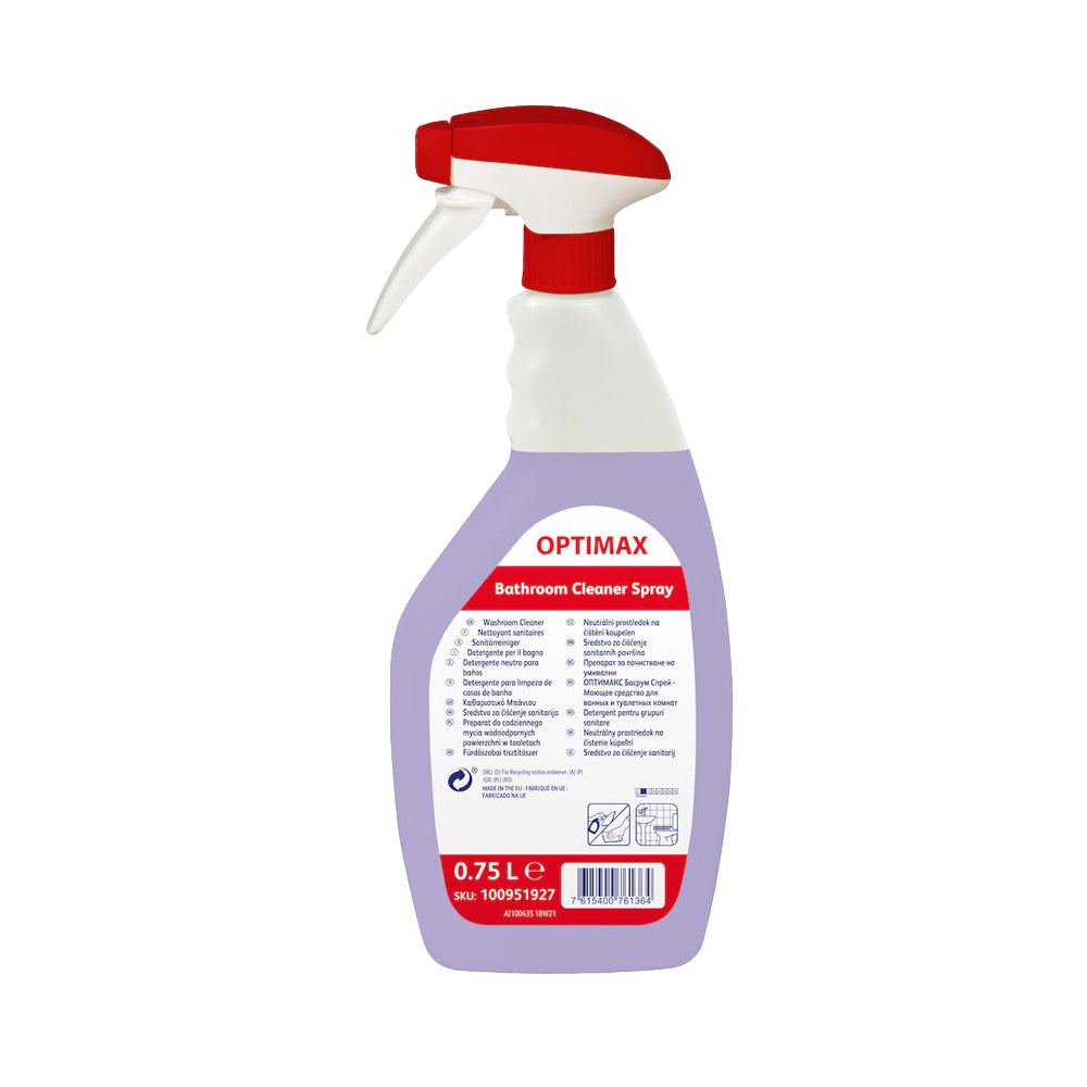 Detergente OPTIMAX WC Spray Limpeza/Remoção Calcário 0,75L