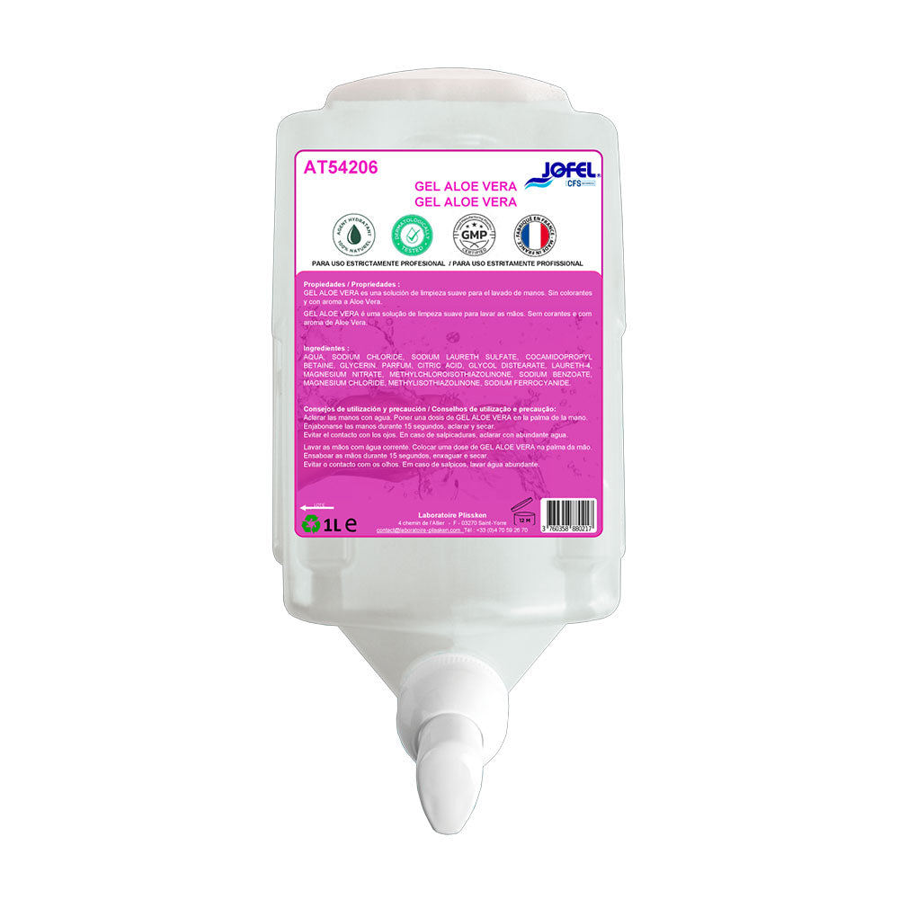 Sabonete Gel Aloe Mãos Jofel Recarga 1L 1un