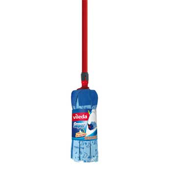 Esfregona com Cabo 100% Microfibras Super Vileda