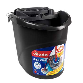 Balde com Espremedor Vileda Cinza