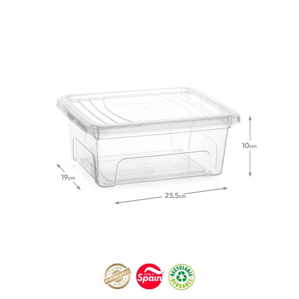 Caixa Plástico Easy 23,5x19x10cm 2,6L