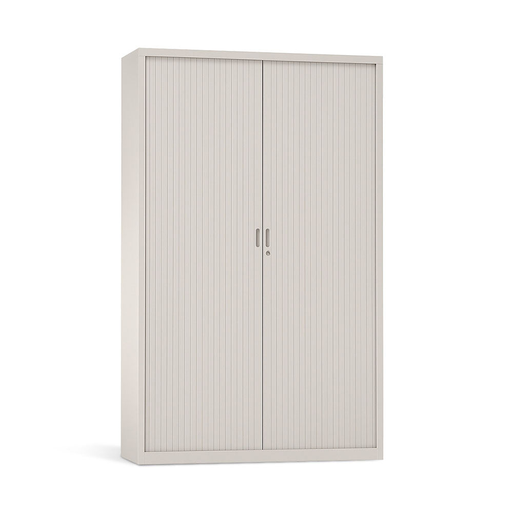 Armario Portas Persiana 4 Prateleiras 1200x420x1950 Cinza