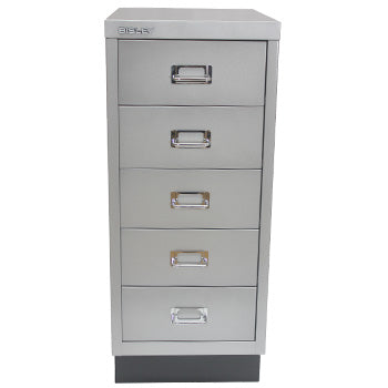 Móvel Metal 673x279x429 com 5 Gavetas Silver