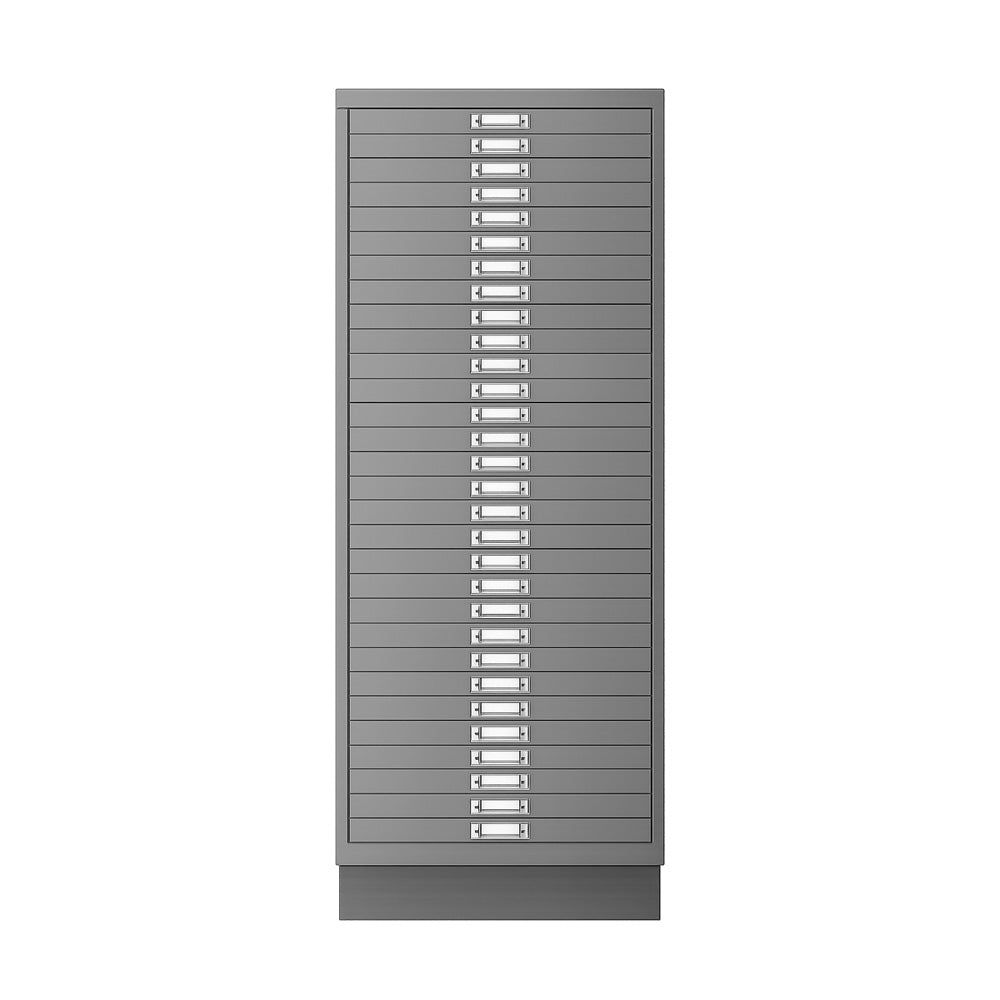 Móvel Metal 940x279x429 com 30 Gavetas Cinza