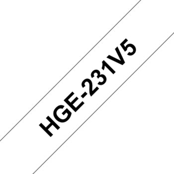 Fita AltaQualidade 12mmx8mts Branco/Preto 5un