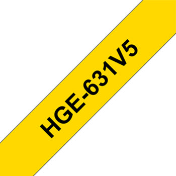 Fita AltaQualidade 12mmx8mts Amarelo/Preto 5un