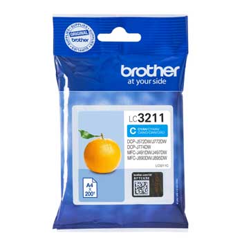 Tinteiro Brother LC3211 (C,M,Y)
