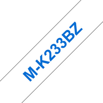 Fita Não Laminada 12mmx8mts Branco/Azul