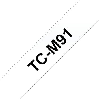 Fita Laminada 9mmx7,7mts Transparente/Preto