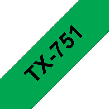 Fita Laminada 24mmx15mts Verde/Preto