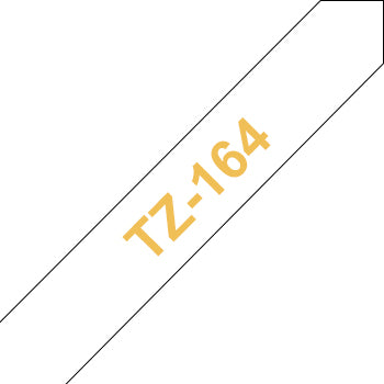 Fita Laminada 36mmx8mts Transparente/Dourado