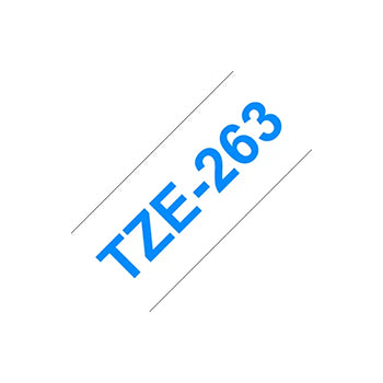 Fita Laminada 36mmx8mts Branco/Azul