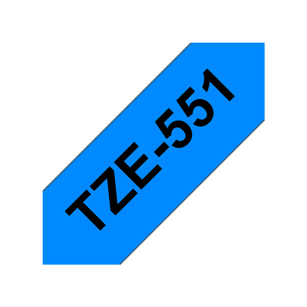 Fita Laminada 24mmx8mts Azul/Preto