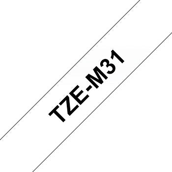 Fita Laminada 12mmx8mts Transparente/Preto