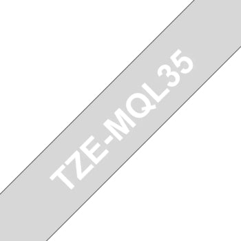 Fita Laminada 12mmx5mts Cinza Claro/Branco Mate