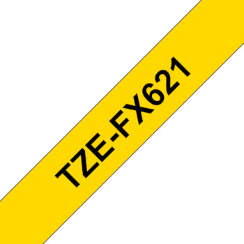 Fita Laminada Flexivel 09mmx8mts Amarelo/Preto