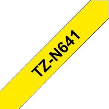 Fita Não Laminada 18mmx8mts Amarelo/Preto