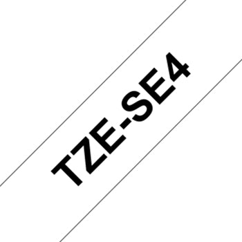 Fita Laminada Segurança 18mmx8mts Branco/Preto