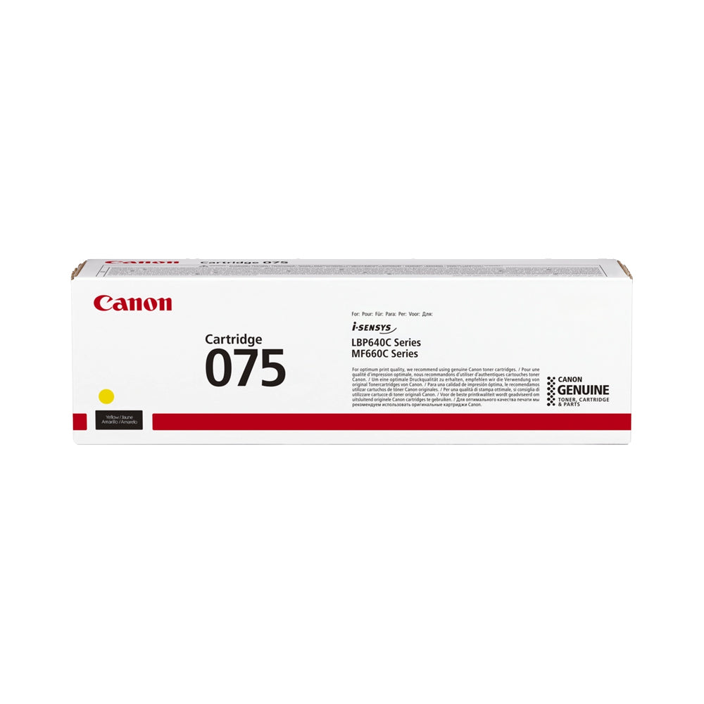 Toner Canon 075 Amarelo 6362C002 1300 Pág.