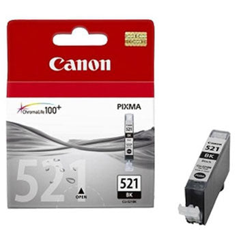 Tinteiro Canon 521 Preto 2933B001 9ml 1250 Pág.