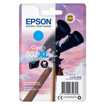 Tinteiro Epson 502XL (C,M,Y) 6,4ml