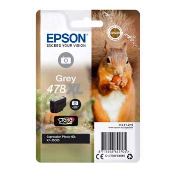 Tinteiro Epson 478XL (GY) 11,2ml