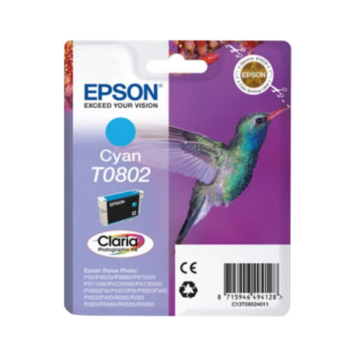 Tinteiro Epson T0802 Azul C13T08024011 7,4ml