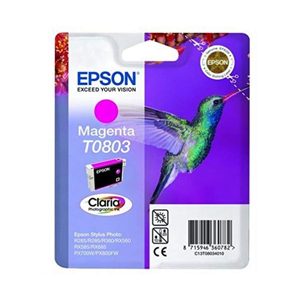 Tinteiro Epson T0803 Magenta C13T08034021 7,4ml