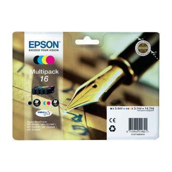 Pack Tinteiros Epson 16 4 Cores C13T16264010