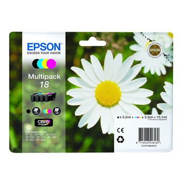 Pack Tinteiros Epson 18XL 4 Cores C13T18164010