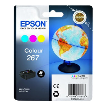 Tinteiro Epson 267 3 Cores C13T26704010 6,7ml 200 Pág.