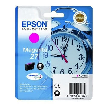 Tinteiro Epson 27 (C,M,Y) 3,6ml