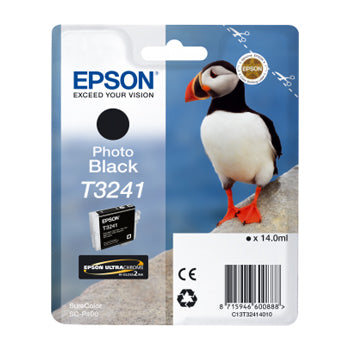 Tinteiro Epson T3241 Preto Foto C13T32414010 14ml 4200 Pág.