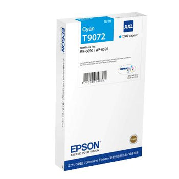 Tinteiro Epson T9072 Azul C13T907240 69ml 7000 Pág.